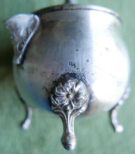 Vintage  Silver Plated Mustard Condiment Pot