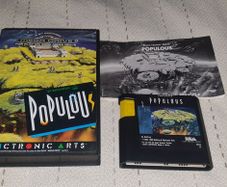 Populous Complete Top Sega Mega Drive Game  Boxed  For Sale Here