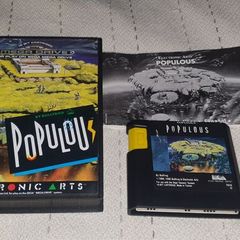 Populous Complete Top Sega Mega Drive Game  Boxed  For Sale Here