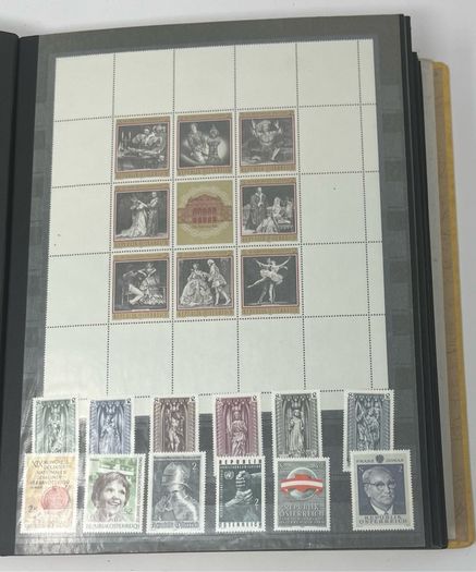 Collection: Austria (Osterreich) Stamps both mint an commemorative stamps on 45 pages