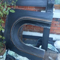Cast iron fireplace