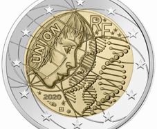 France 2 Euro Commemorative Coin 2020 - Medical Research. Uncirculated.