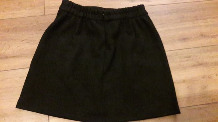 Bershka black suede skirt size UK small