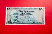 Iceland. 100  Kronur  1961  Pick  44  ( Uncirculated )