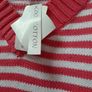 new pink and white cotton jumper tag attached Image 2
