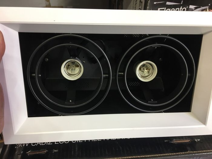 Recessed Display Lights with Par 30 LED Bulbs