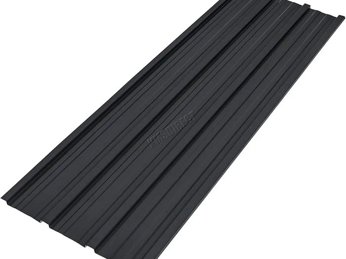 24x Roof Sheets Corrugated Garage Shed Side Panels Metal Roofing Covers Carport Greenhouse 1080x426mm RSS02 Black