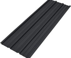 24x Roof Sheets Corrugated Garage Shed Side Panels Metal Roofing Covers Carport Greenhouse 1080x426mm RSS02 Black