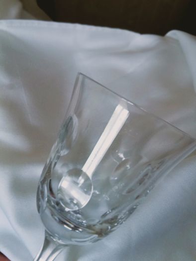 High quality similar to Waterford 24% lead crystal wine glasses