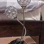 Sphere 2-Light Chrome Table Lamp Silver Image 3