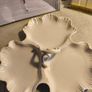 Royal Regal White 3 Section Serving Plate Ornate Canapes Plate Kitchen Image 5