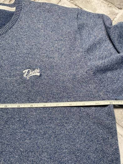 Diesel Mens Light Blue Marl Jumper Size XL