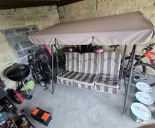 3 seater swing garden bench