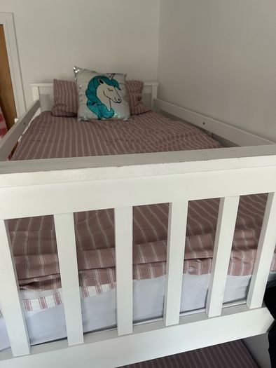 Bunk beds plus barely used mattresses