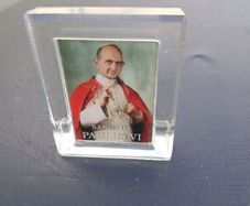 Pope Paul VI in Glass Frame