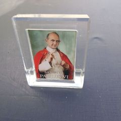 Pope Paul VI in Glass Frame