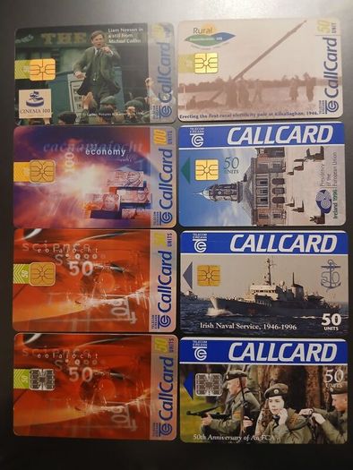 38 different high denomination callcards