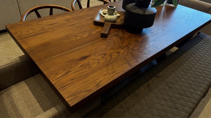 200cm All Oak Dining Table Brand New in Box