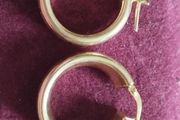 Earrings silver gold-plated 925
