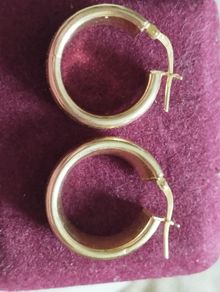 Earrings silver gold-plated 925
