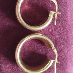 Earrings silver gold-plated 925
