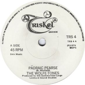 The Wolfe Tones 7 Inch Vinyl Single Irish Pressing Padraic Pearse