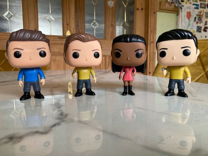 Star Trek / Funko Pop Bundle / Kirk / Sulu / Bones / Uhura