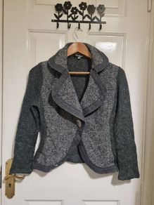 Wool mohair blazer jacket