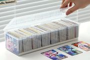 Pokemon Card Clear Plastic Compartmentalized Organizer Box Holds 550 Game Cards Storage Box With Adjustable Divider For PTCG MTG Cards