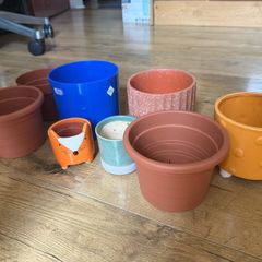 Various plant pots