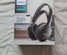 Philips home cinema wireless headphones dynamic cinamatic sound brand new