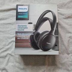 Philips home cinema wireless headphones dynamic cinamatic sound brand new