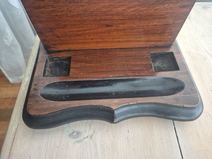 antique victorian writing compendium-all original-stationery and inkstand