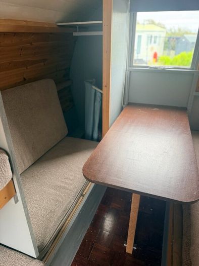 Ex slatterys horse drawn bow top caravan