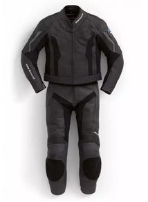 BMW Roadster black leather jacket pants