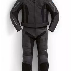 BMW Roadster black leather jacket pants