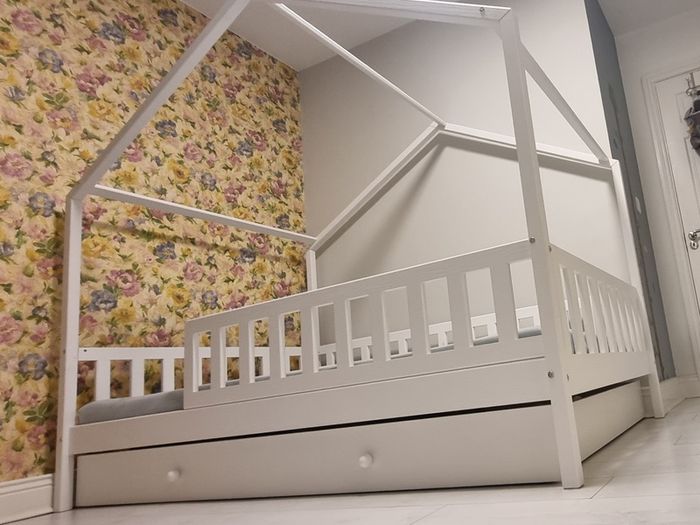 Kids Children Toddler Single Double Bed House
