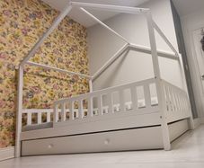 Kids Bed Toddler House Bedroom Bunk Bed