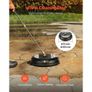 15" Pressure Washer Surface Cleaner, Plastic Pressure Washer Attachments with 4 Wheels, 4000 Max PSI, 1/4 Quick Connector, 2 Spray Nozzles Image 3