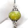 Connemara Marble Sterling Silver Brooch - Vintage Image 5