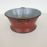 Vintage enamel sieve large handles farmhouse Image 3