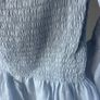 top zara light blue off shoulder top medium Image 2