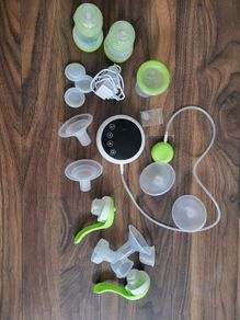 Electric and maunal breast pump