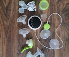 Electric and maunal breast pump
