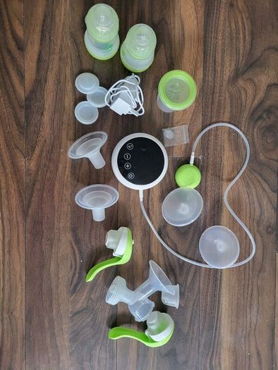 Electric and maunal breast pump