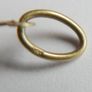 Vintage solid 14k Yellow Gold 585 Crucifix Pendant - 0,5g Image 7