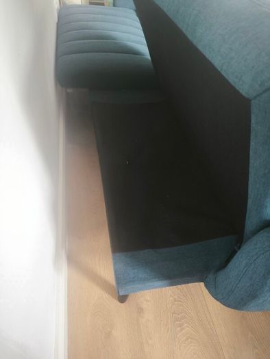 Jysk Harndrup Blue Sofa Bed