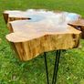 Epoxy resin table, live edge Image 7