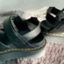 Dr Martens / Docs Size 5, Voss 11 Quad Athena Leather Strap Platform Sandals in Black Image 7