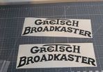 Gretsch broadkaster vintage logo